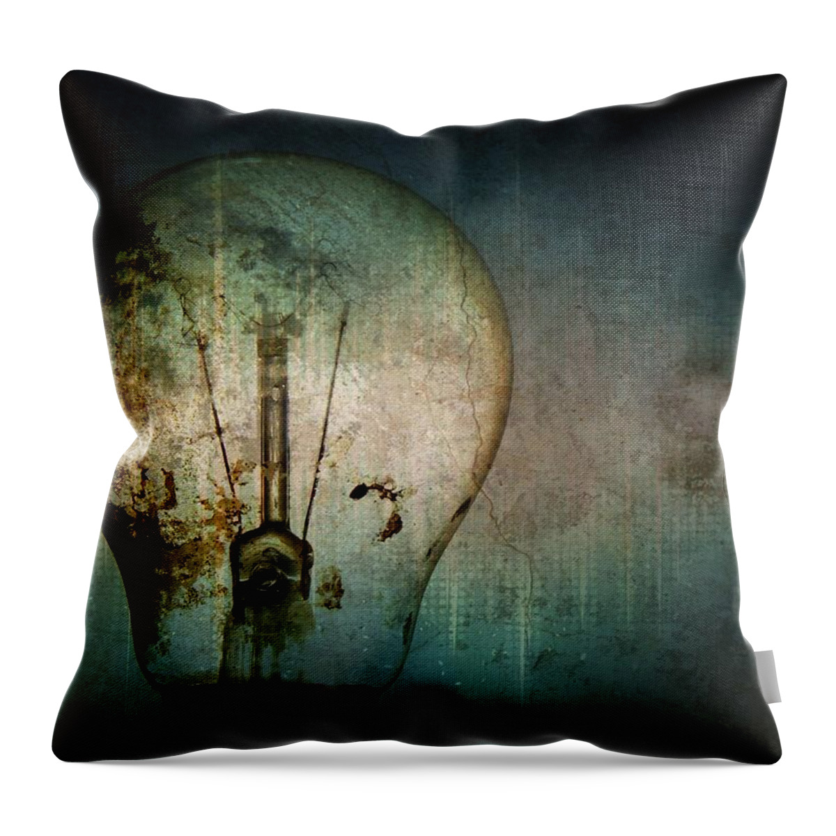 Bright Light Throw Pillow featuring the photograph Concept Illumination by Pamela Patch