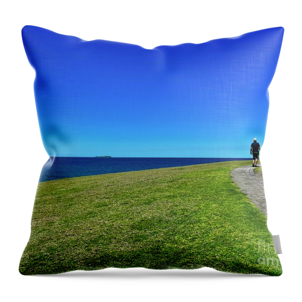 Minimalism Throw Pillow featuring the photograph Converging lines by Sheila Smart Fine Art Photography