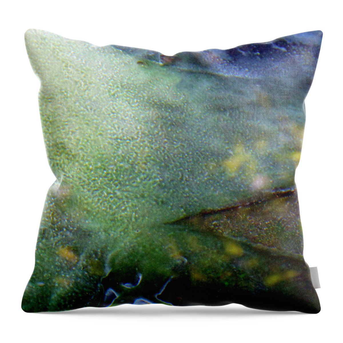 Abstract Photography Throw Pillow featuring the photograph Cosmic Creek 2 by Deborah Ann Good