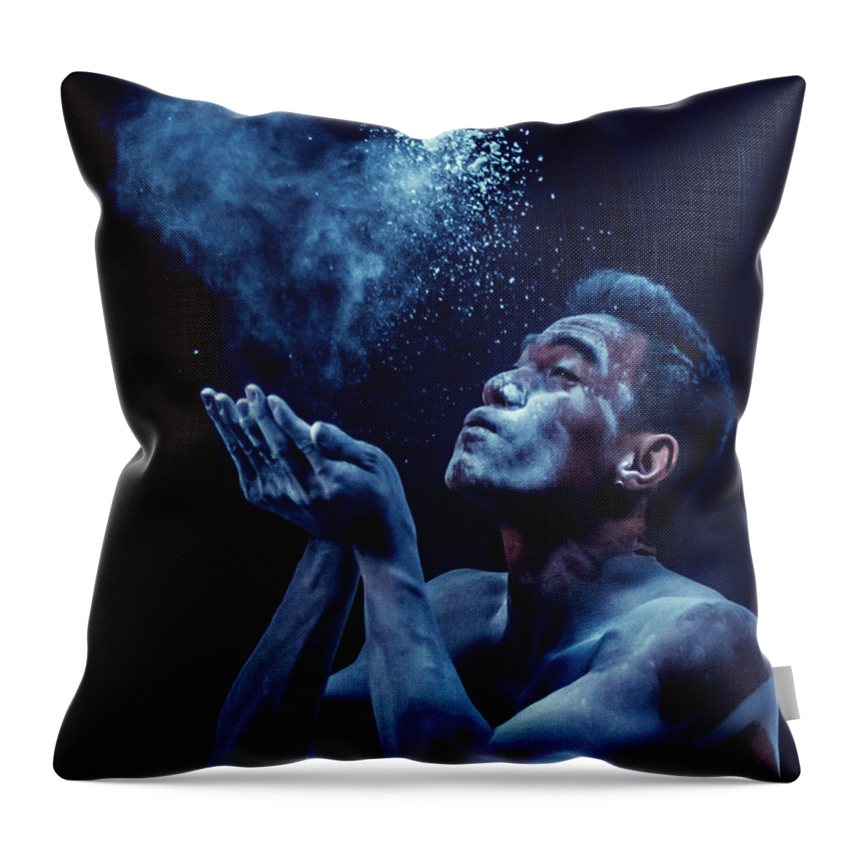 Photography Throw Pillow featuring the photograph Creation 3 by Rick Saint