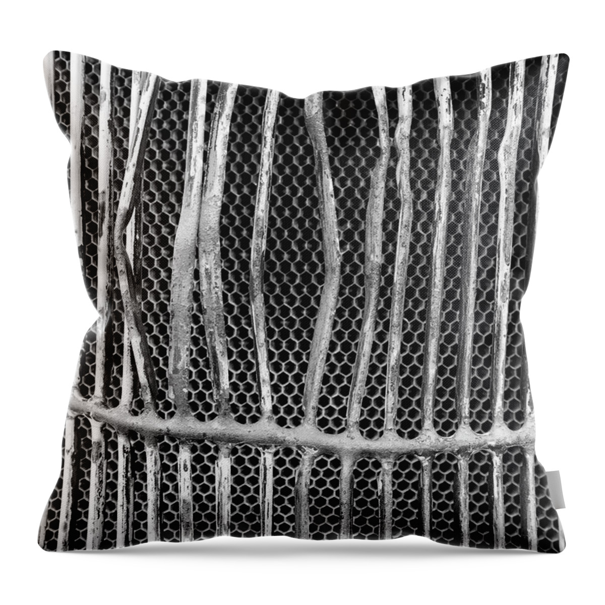 Mollie Throw Pillow featuring the photograph Crooked Grill by Travis Rogers