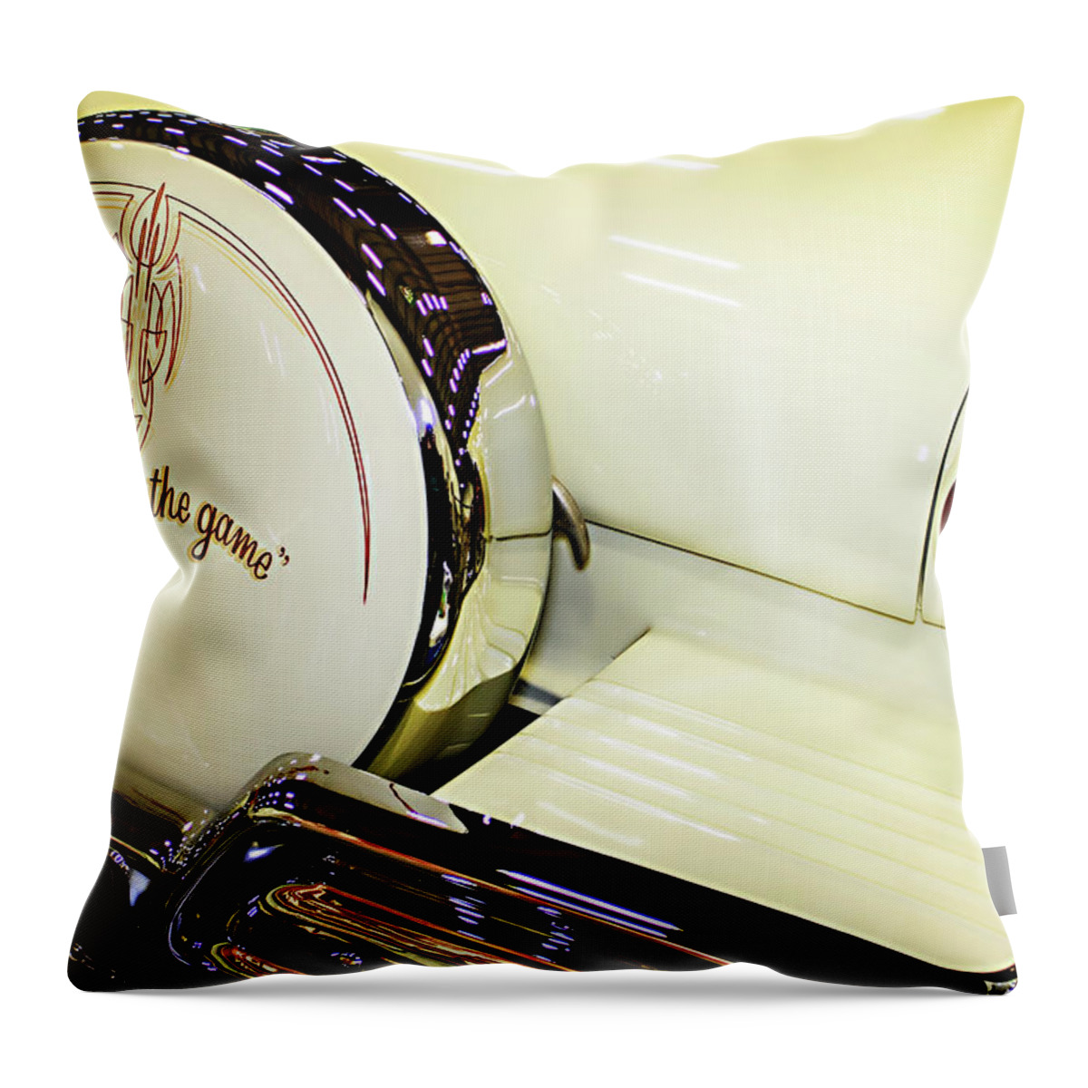 Color Throw Pillow featuring the photograph Custom Fairlaine by Alan Hausenflock