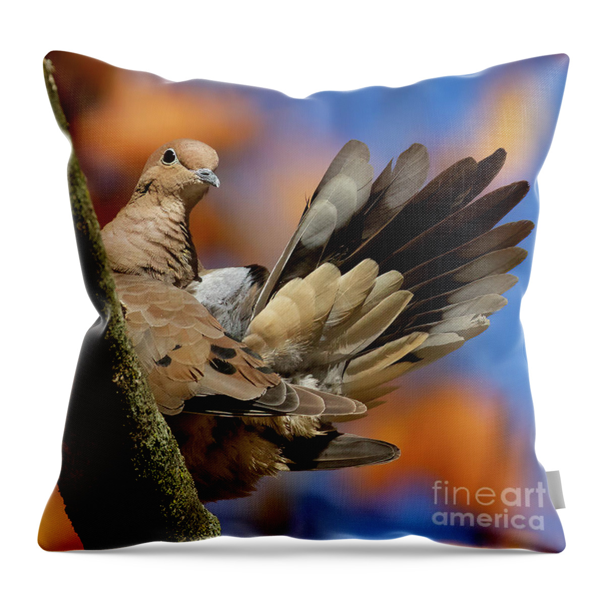 Bird Throw Pillow featuring the photograph My Inner Turkey by Chris Scroggins