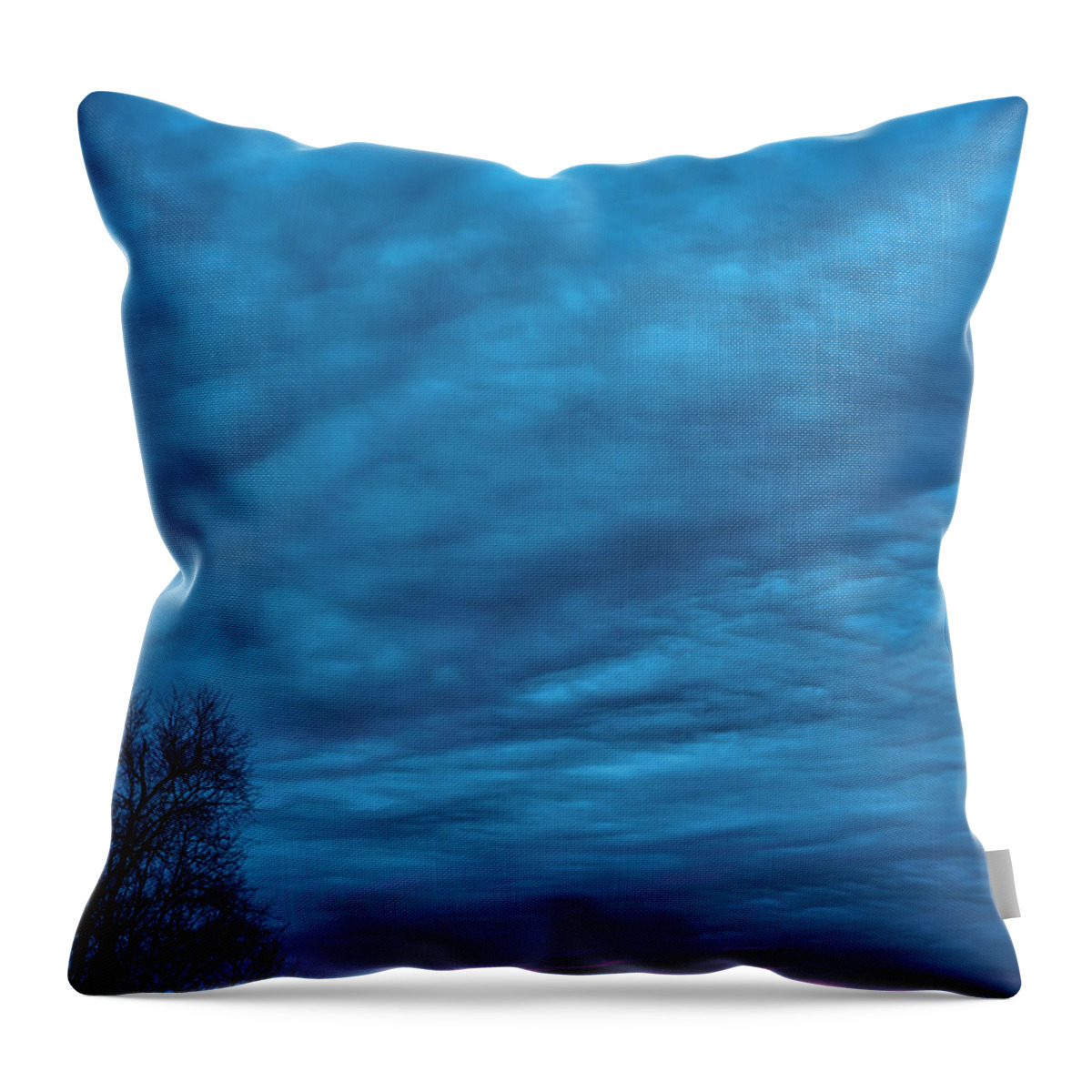 Sunrise Throw Pillow featuring the photograph Dawn of a January Day by Thomas R Fletcher