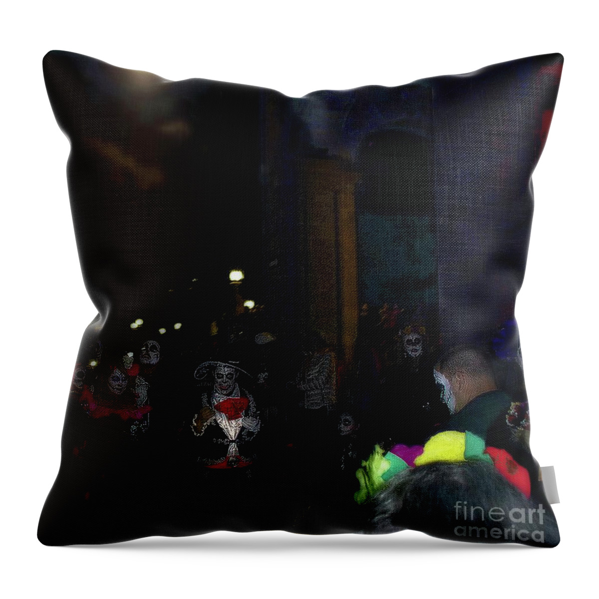 Day Of The Dead Throw Pillow featuring the photograph Days Of The Dead by John Kolenberg