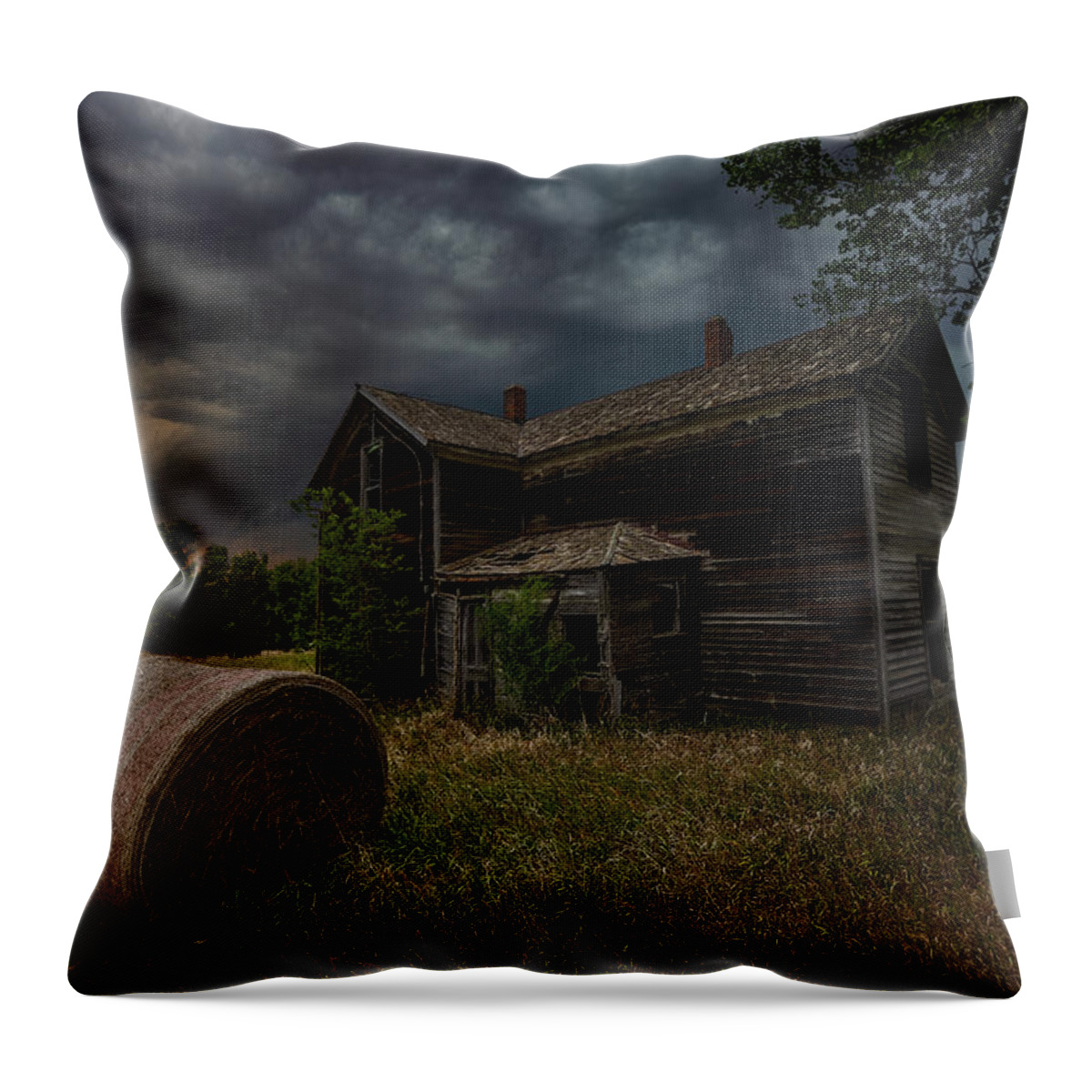 Canon Eos R5 Throw Pillow featuring the photograph Dead and Gone by Aaron J Groen