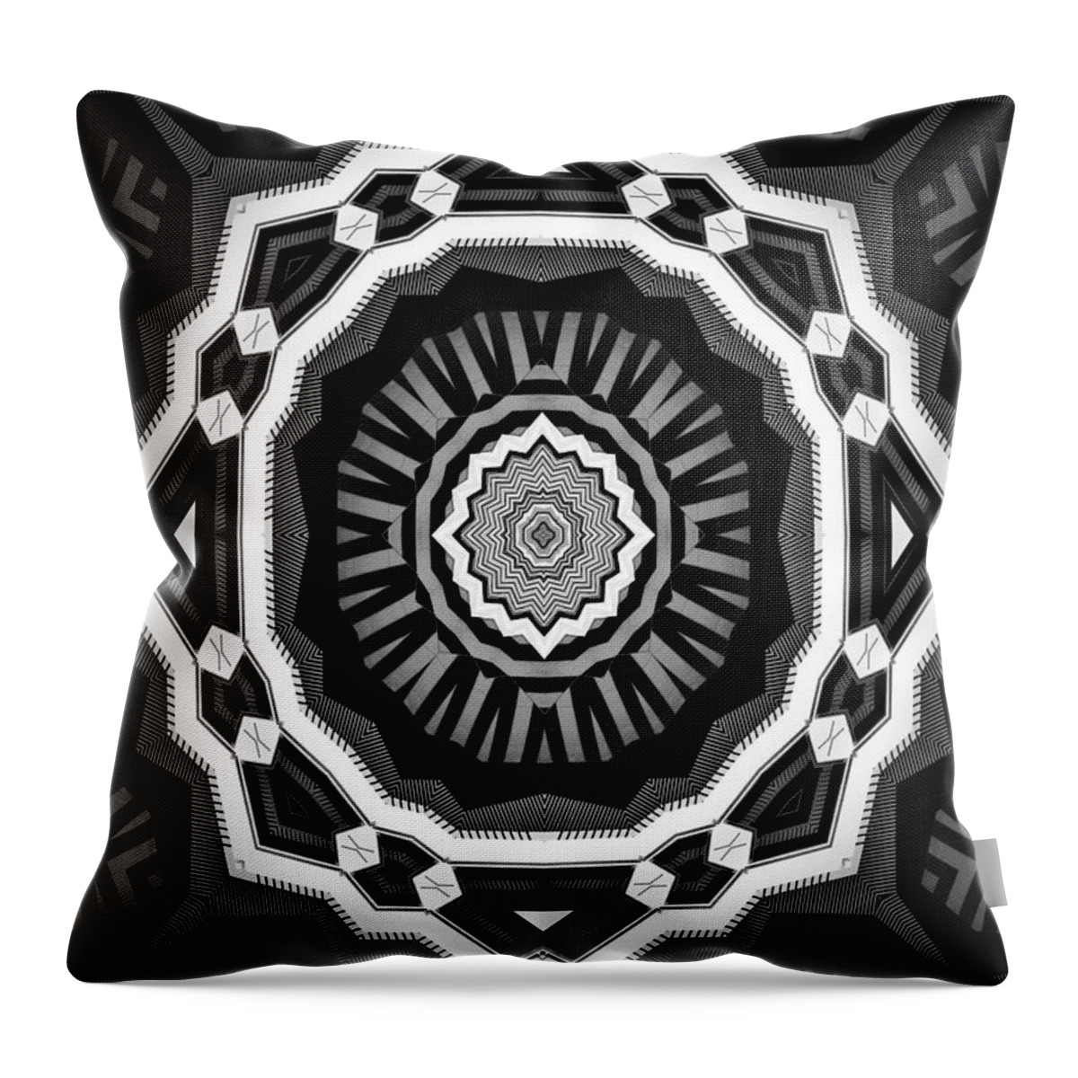 Art Deco Throw Pillow featuring the photograph Deco Two by Trask Ferrero
