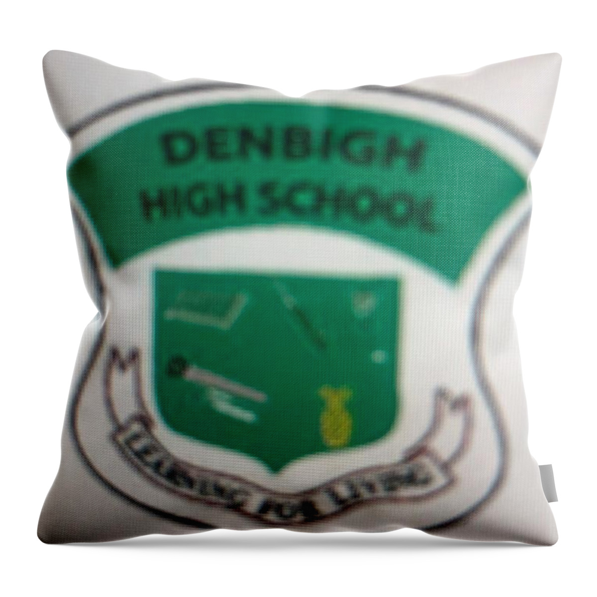  Throw Pillow featuring the photograph Denbigh High School by Trevor A Smith