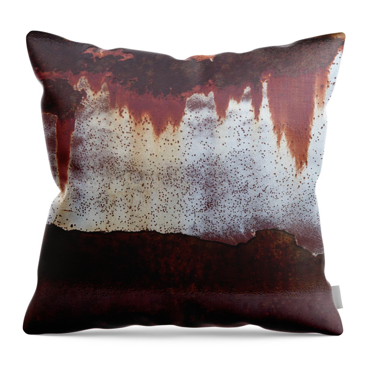 Abstract Throw Pillow featuring the photograph Desert Storm by Jani Freimann