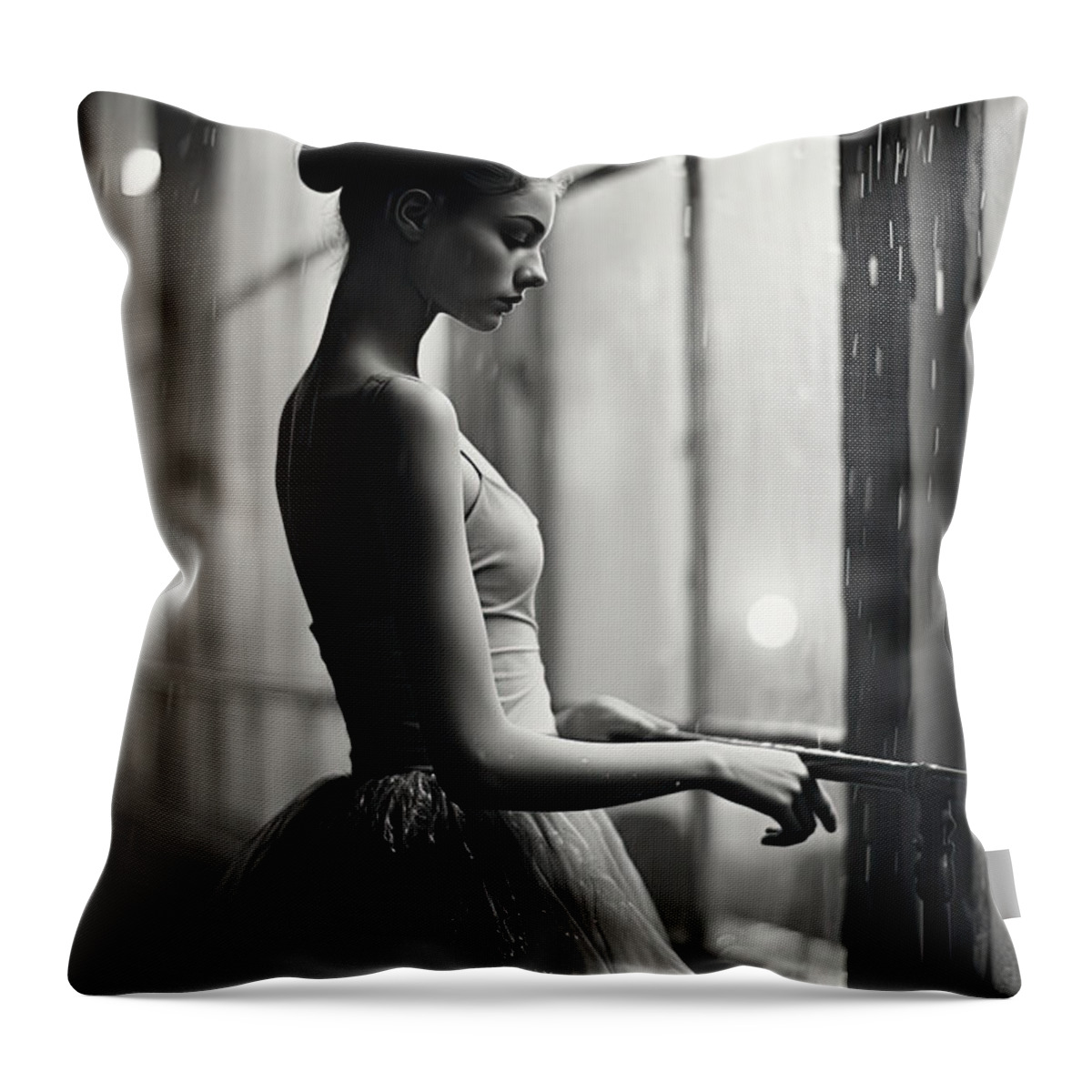 Disillusionment Throw Pillow featuring the photograph Disillusionment by My Head Cinema