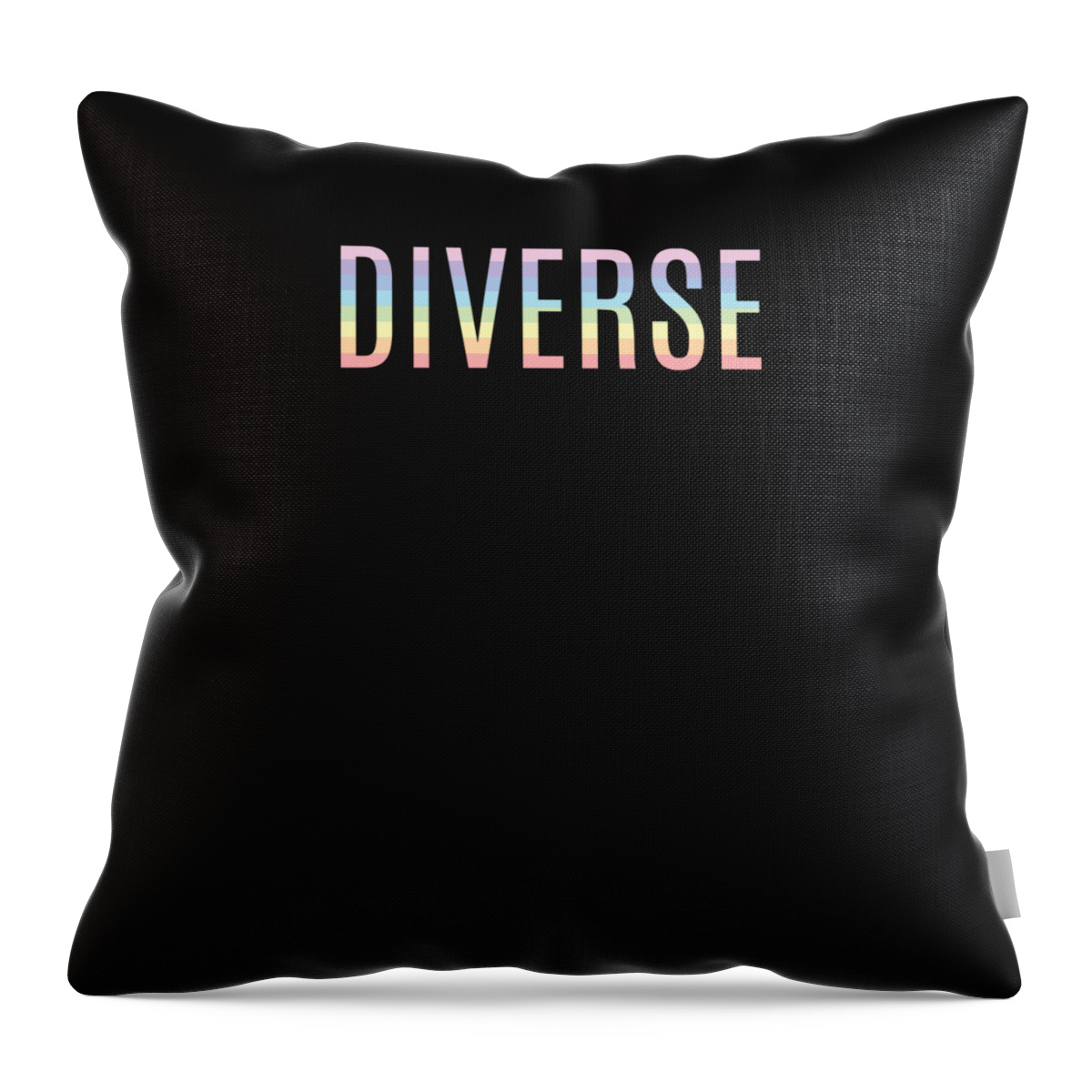 Neurodiversity Throw Pillow featuring the digital art Diverse Af Celebrate Neurodiversity by Me