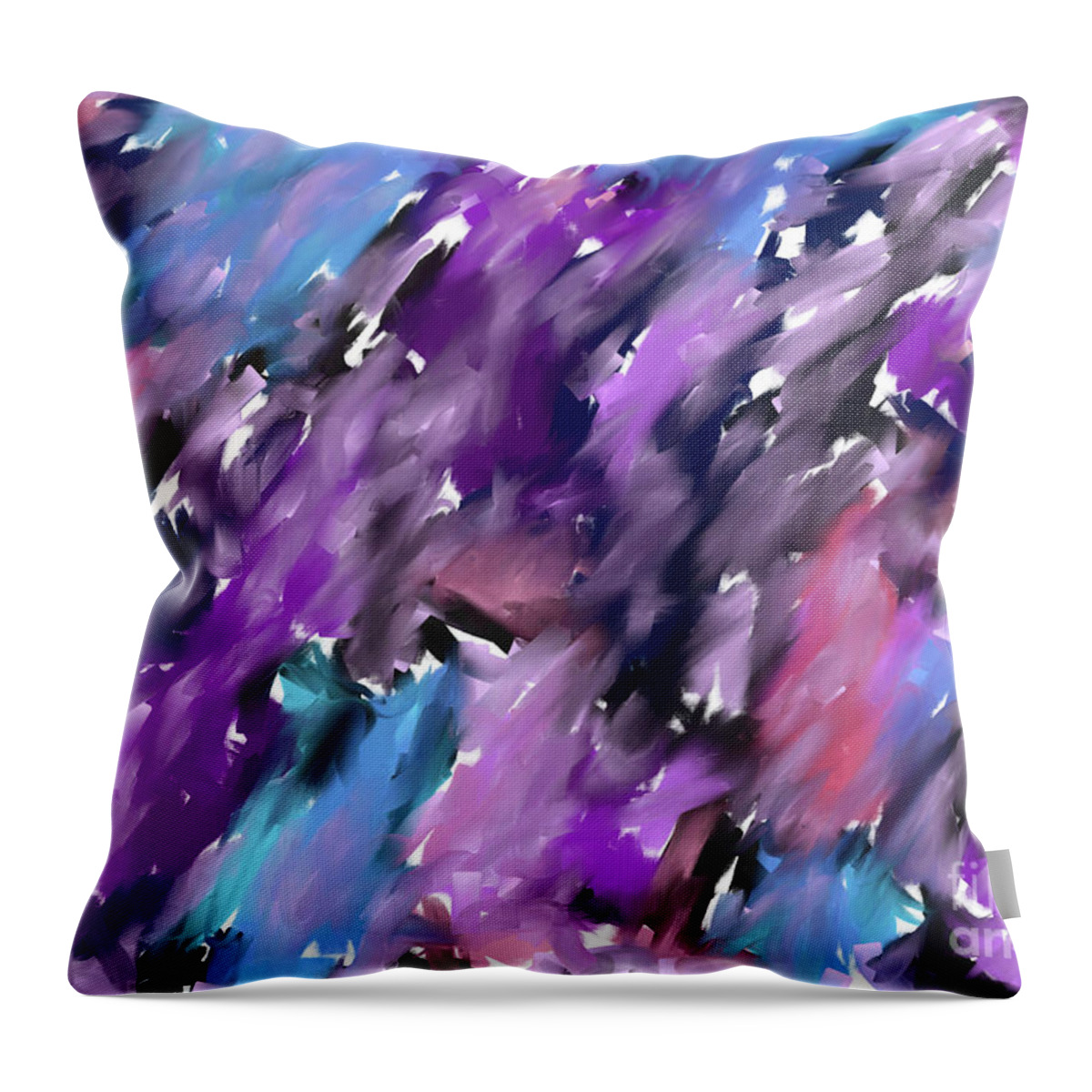 Divine Throw Pillow featuring the digital art Divine Direction by Mars Besso