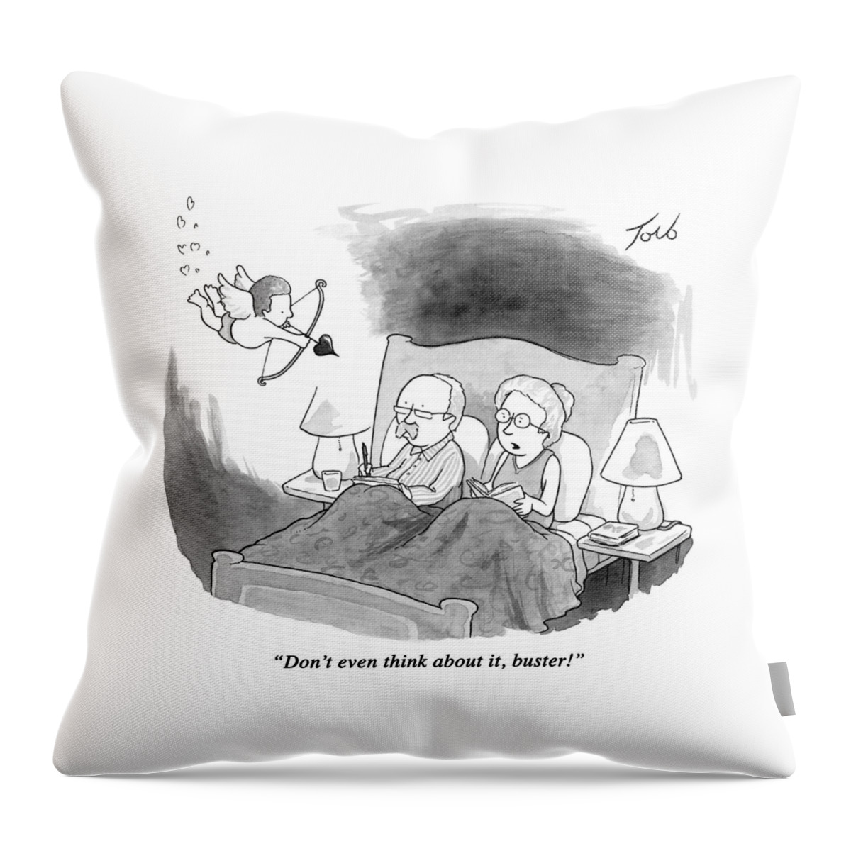 Don't Even Think About It Throw Pillow