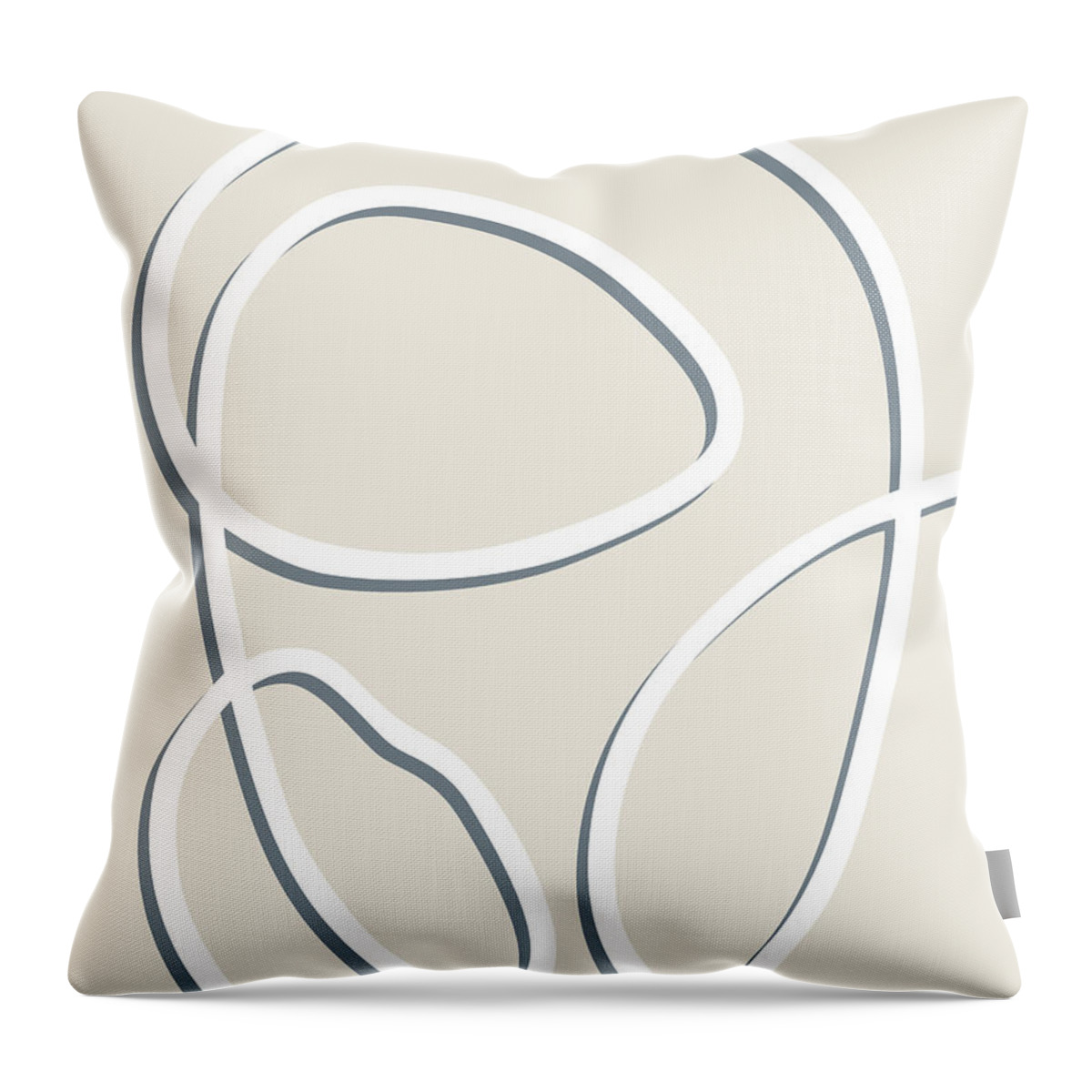Duck Duck Throw Pillow featuring the painting Duck Duck by Nikita Coulombe
