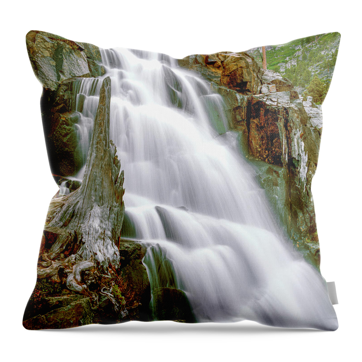 California Throw Pillow featuring the photograph Eagle Falls by Randy Bradley