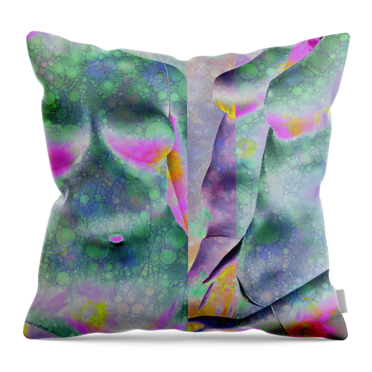 Eastwick Throw Pillow featuring the digital art Eastwick by Skip Hunt