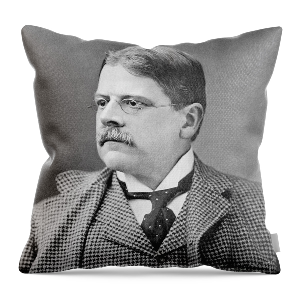 1911 Throw Pillow featuring the photograph Edwin Austin Abbey by J B Pardy