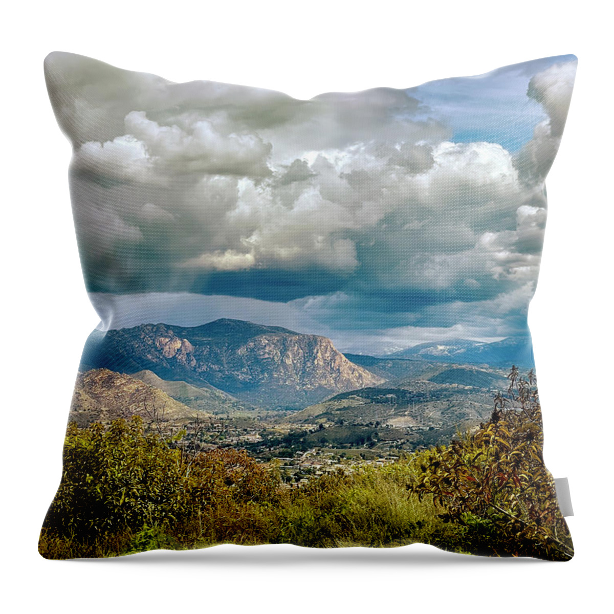 Mountain Throw Pillow featuring the photograph El Capitan by Dan McGeorge