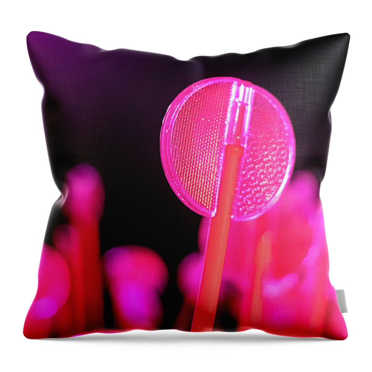 Electric Throw Pillow featuring the photograph Electric Lollipop by Rick Nelson