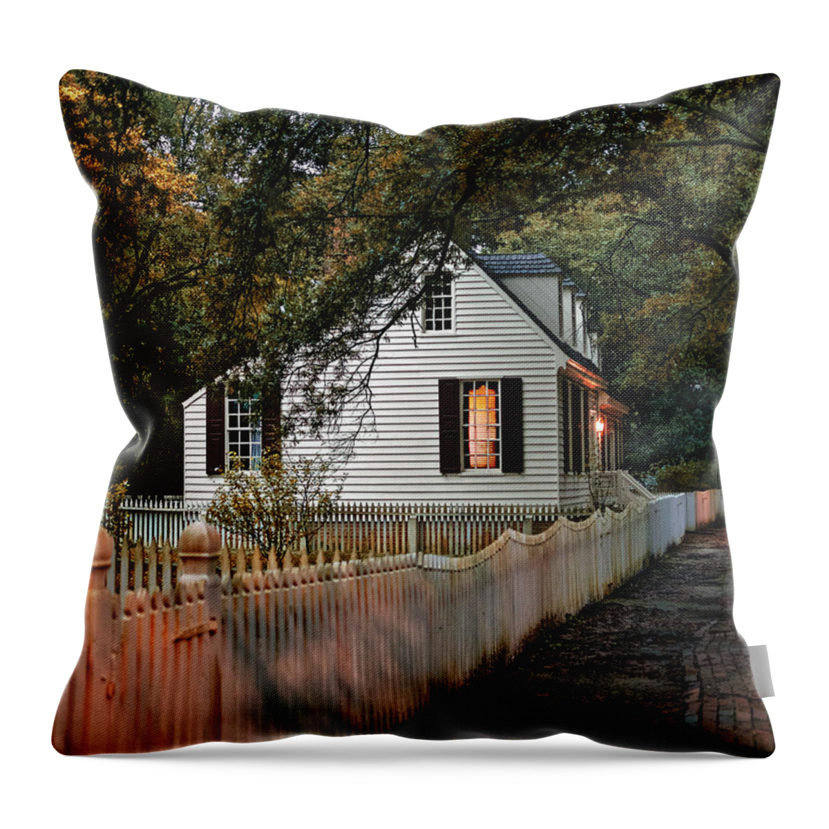 Home Throw Pillow featuring the photograph End of Summer by Lara Morrison