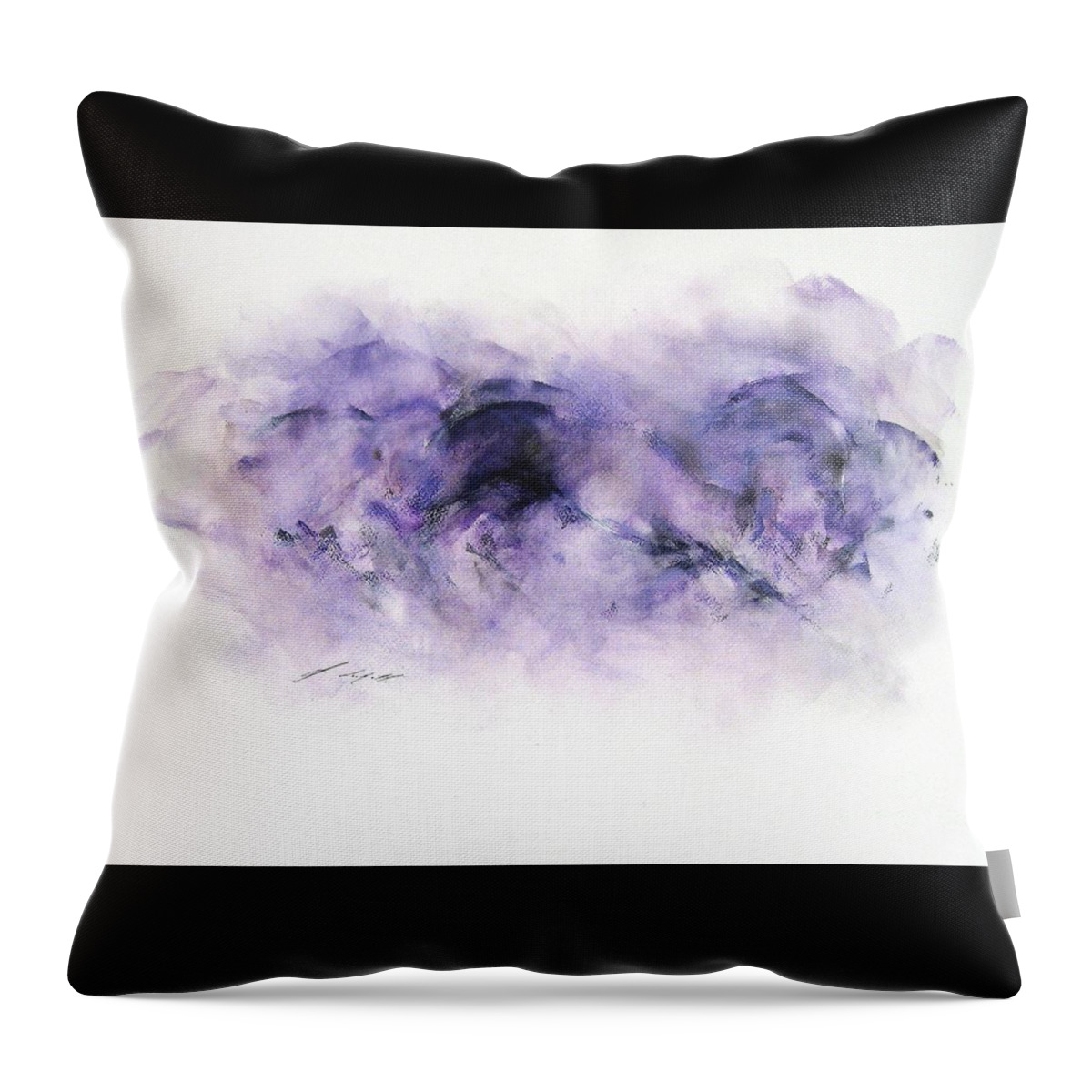 Horse Throw Pillow featuring the painting Equus 5 by Janette Lockett