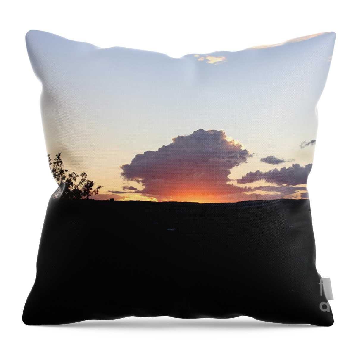 Clouds Throw Pillow featuring the photograph Explosion of Nature by Doug Miller