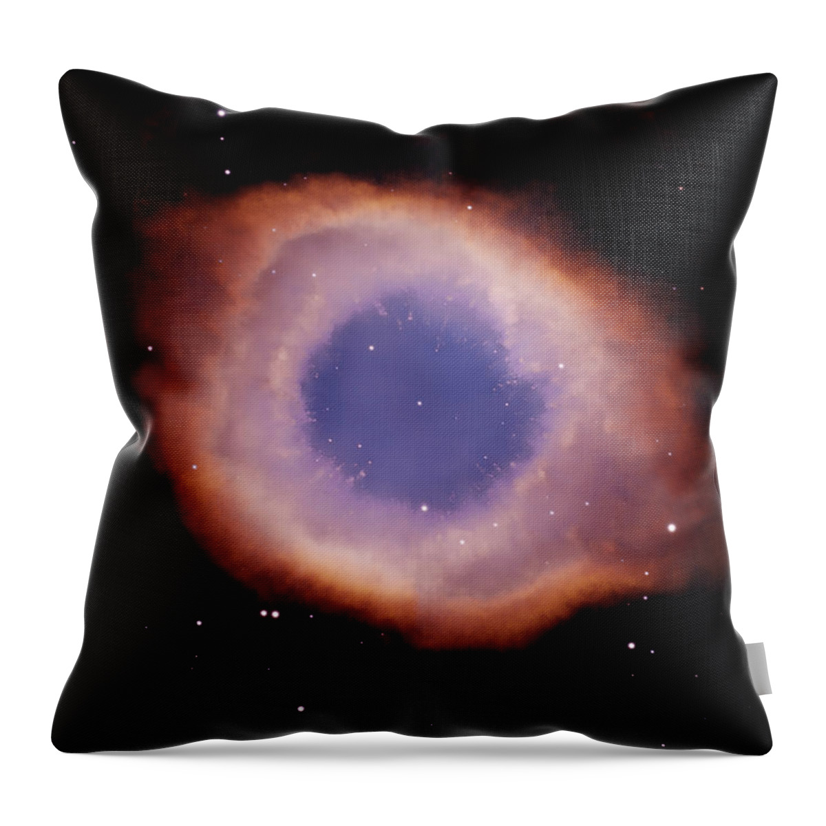 Nebula Throw Pillow featuring the photograph Eye of God by Peter Kennett