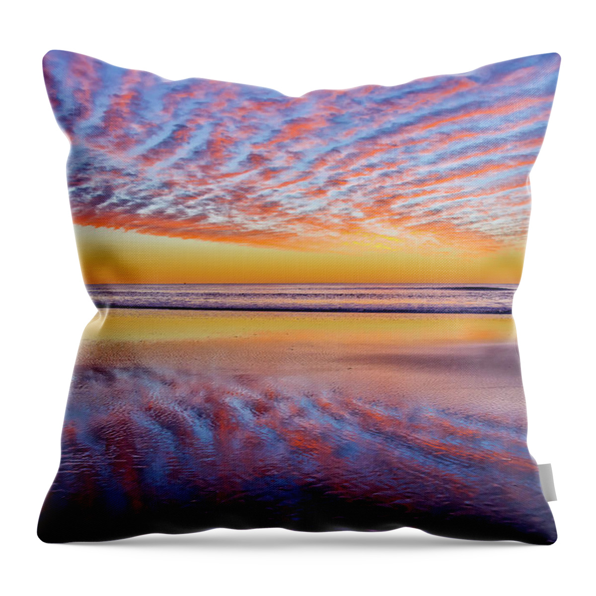 Epic Ocean Art Throw Pillow featuring the photograph Eyes Are Open by Az Jackson