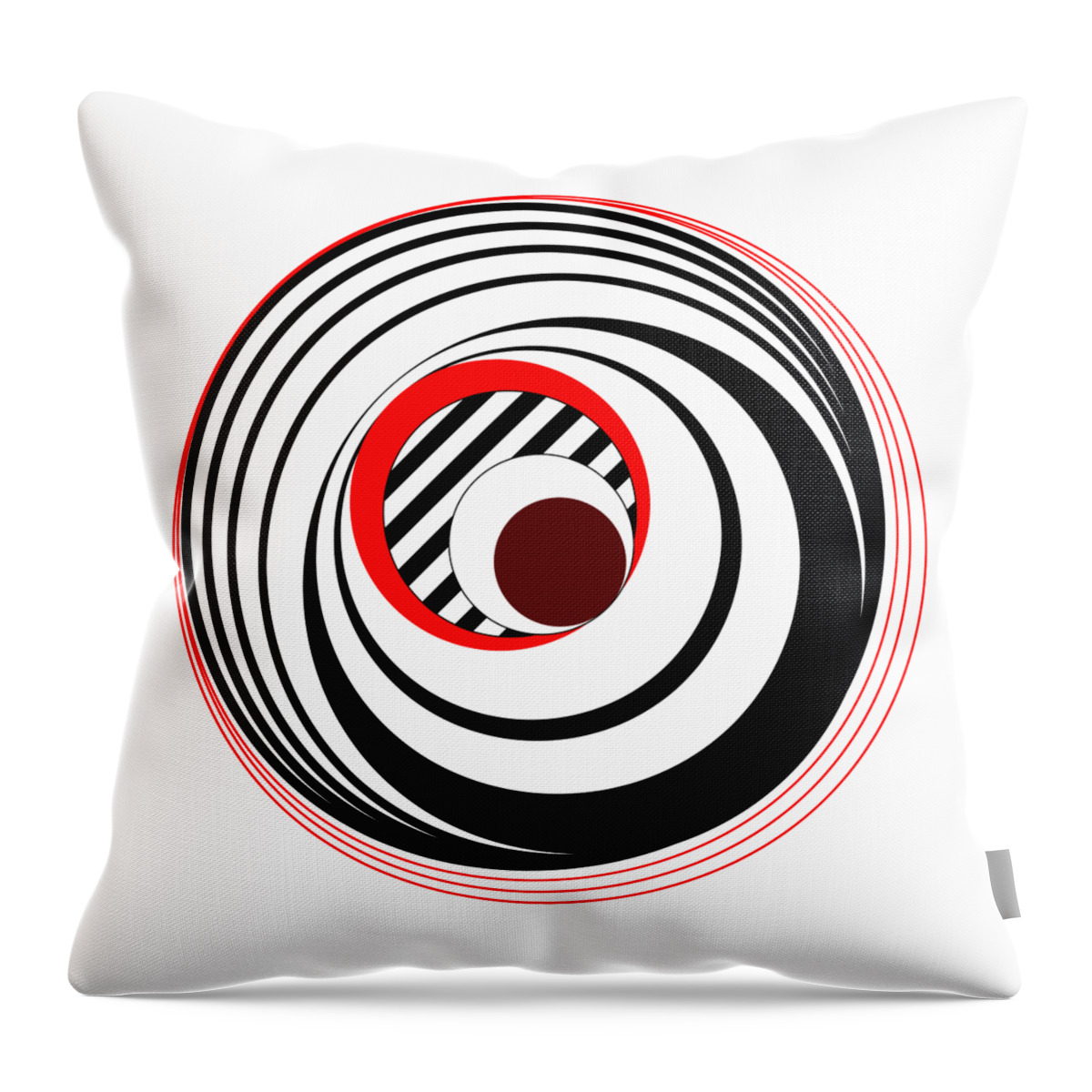 Funky Throw Pillow featuring the digital art Fallon by Linda Lees