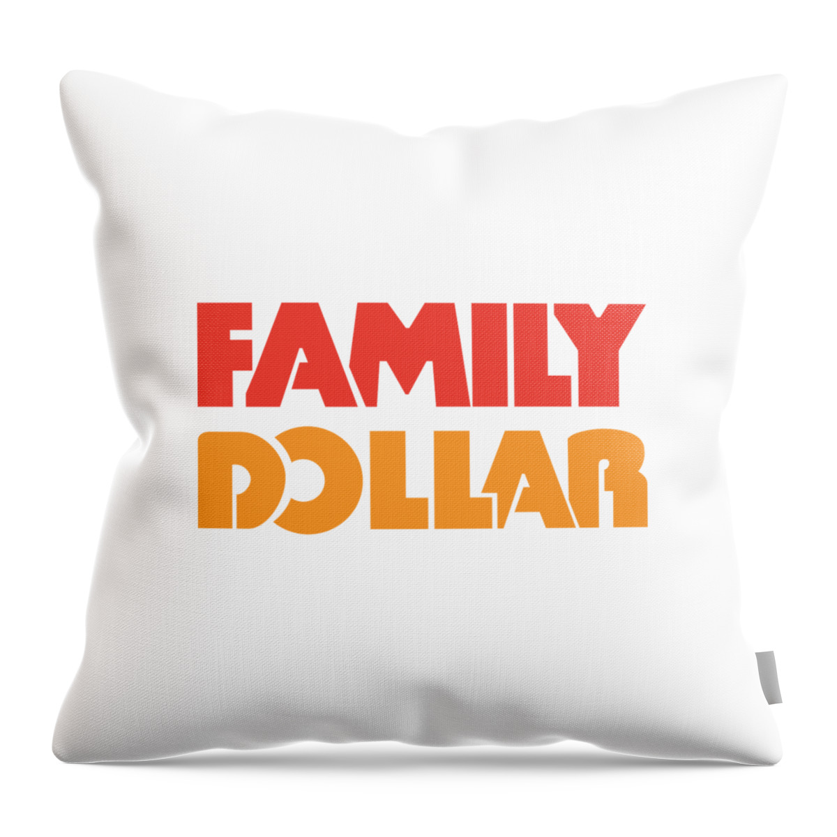 Family Throw Pillow featuring the digital art Family Dollar by Kelle Hill