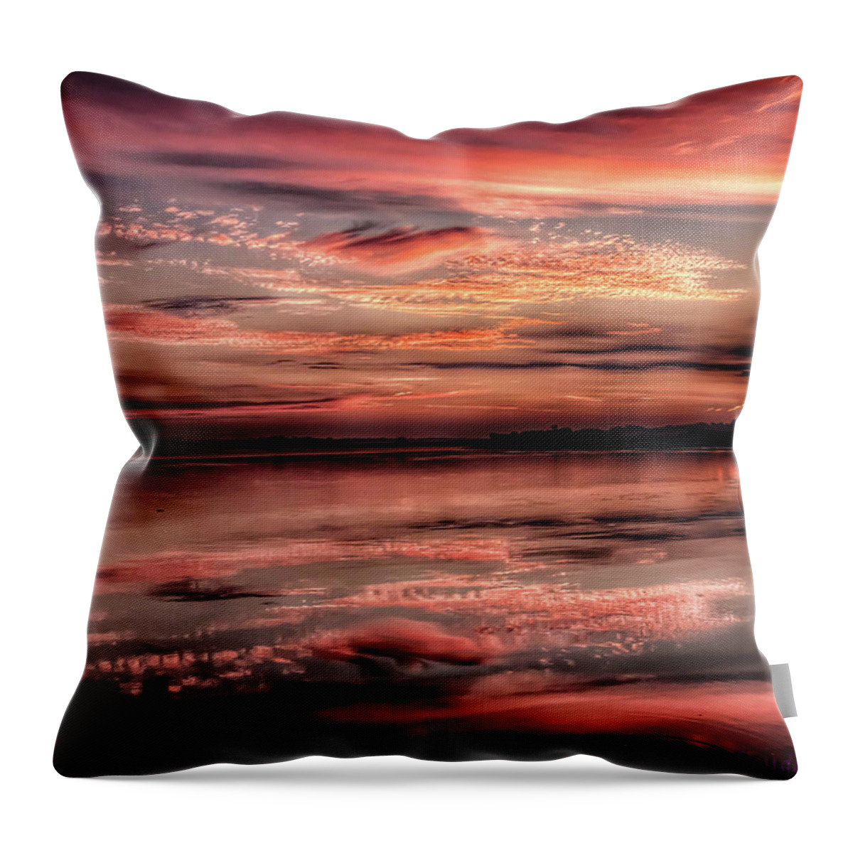 Sky Throw Pillow featuring the photograph Fantasy Sky by Pam Rendall