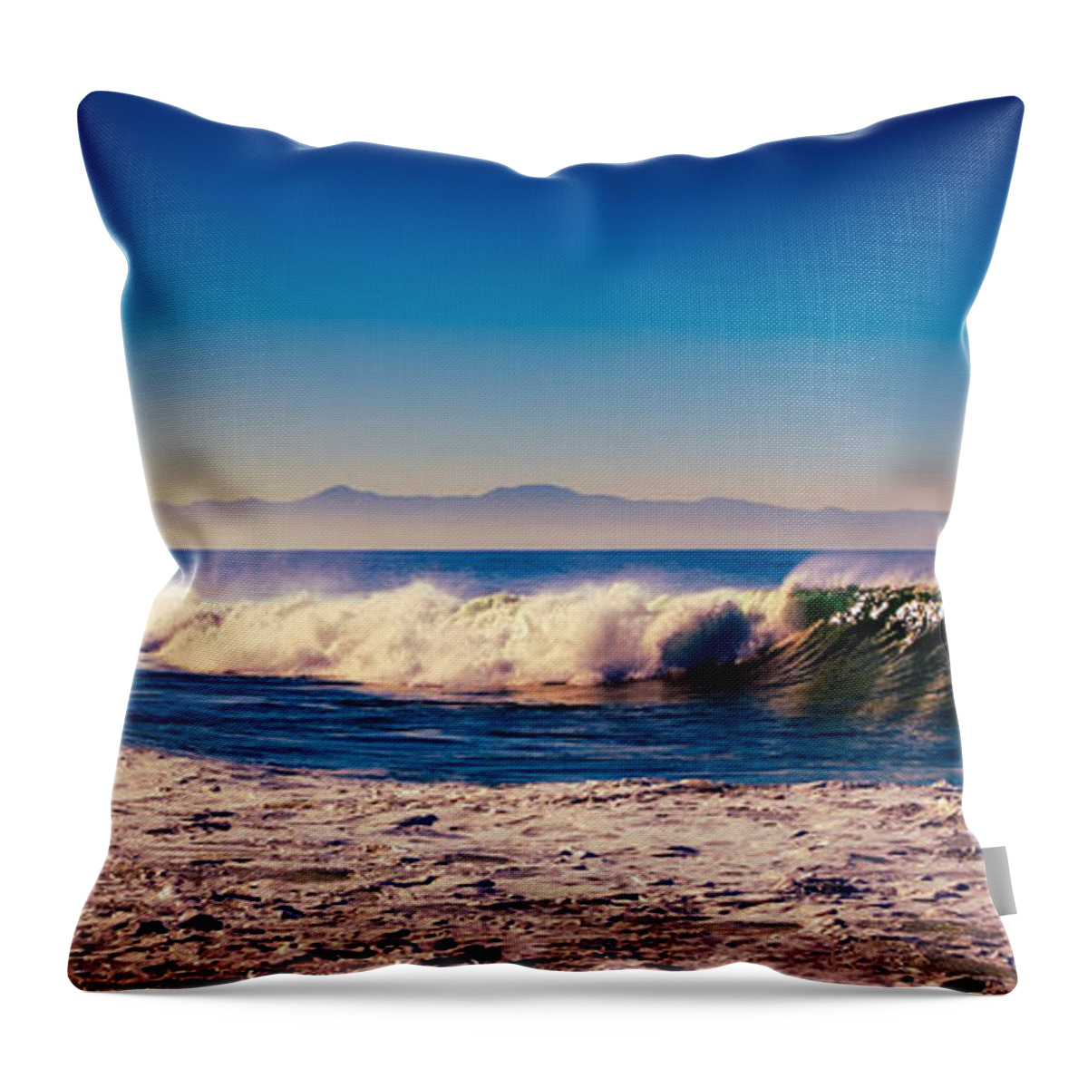 Bluffs Throw Pillow featuring the photograph Fazed Bluff by Mike-Hope by Mike-Hope