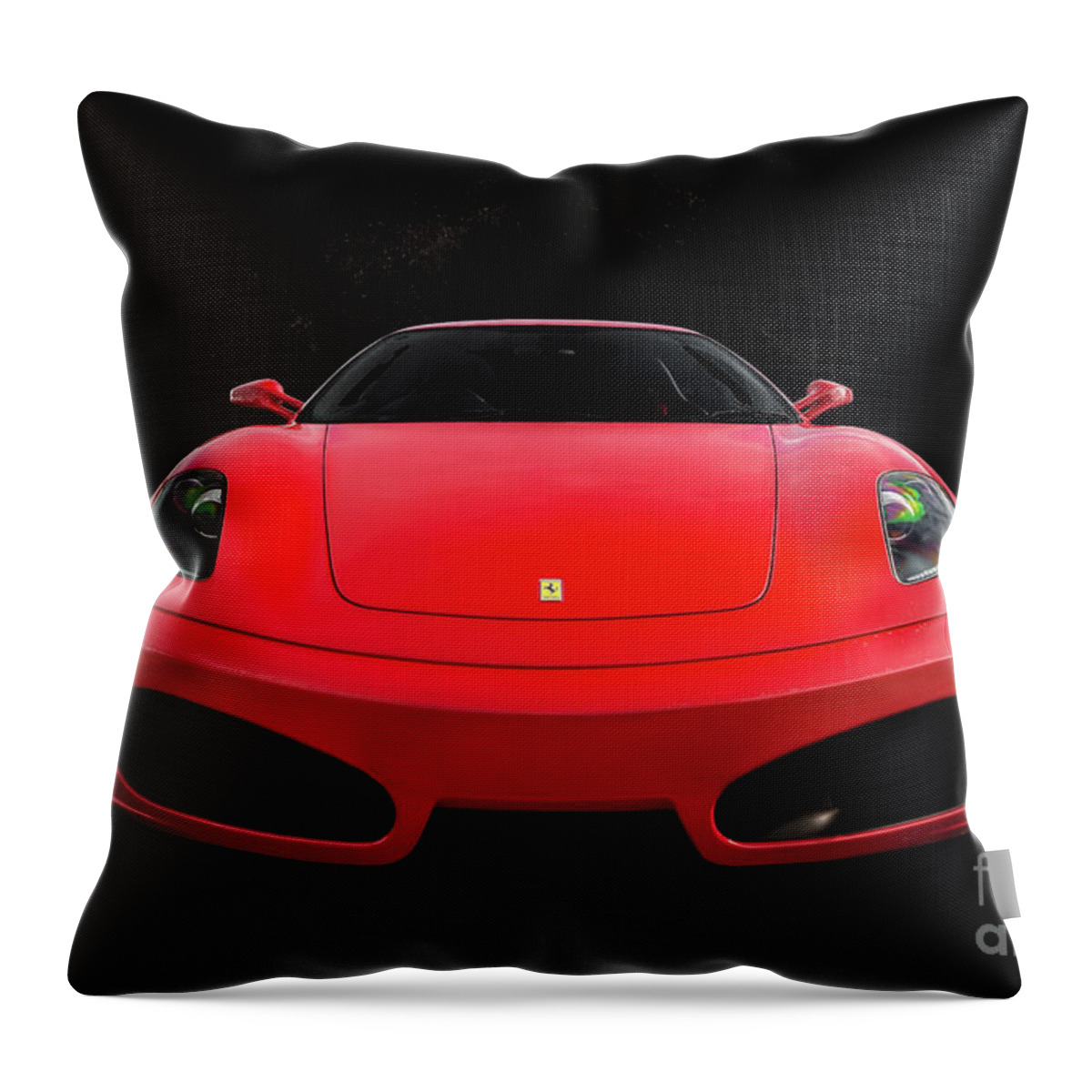Ferrari Throw Pillow featuring the photograph Ferrari F430 by Adrian Evans