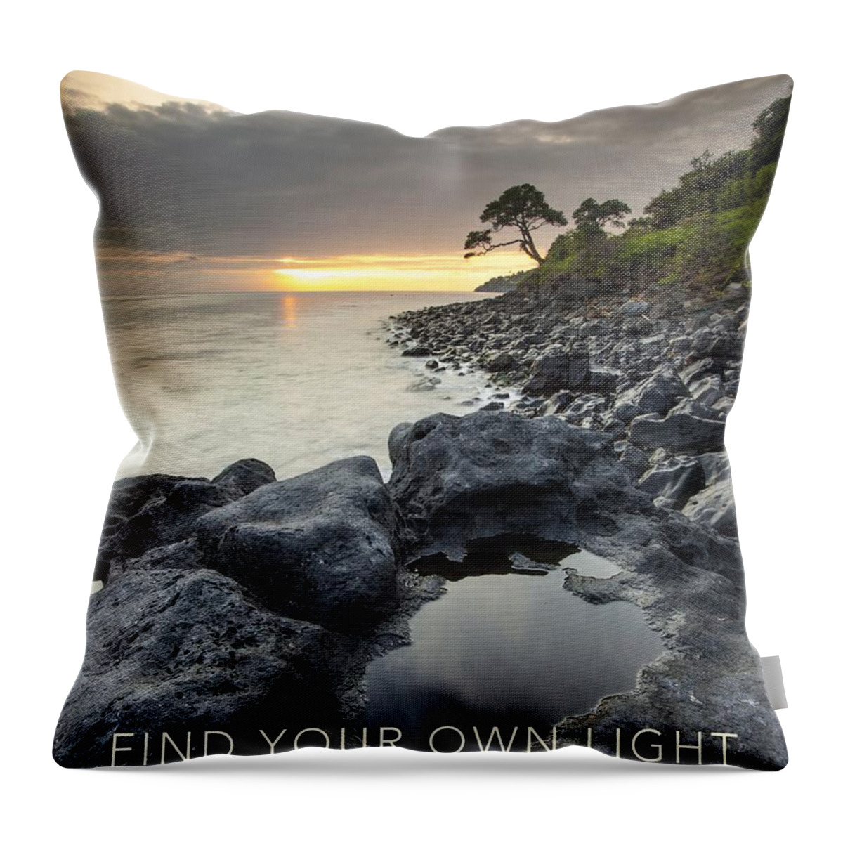 Sunrise Throw Pillow featuring the photograph Find Your Own Light by Gail Marten