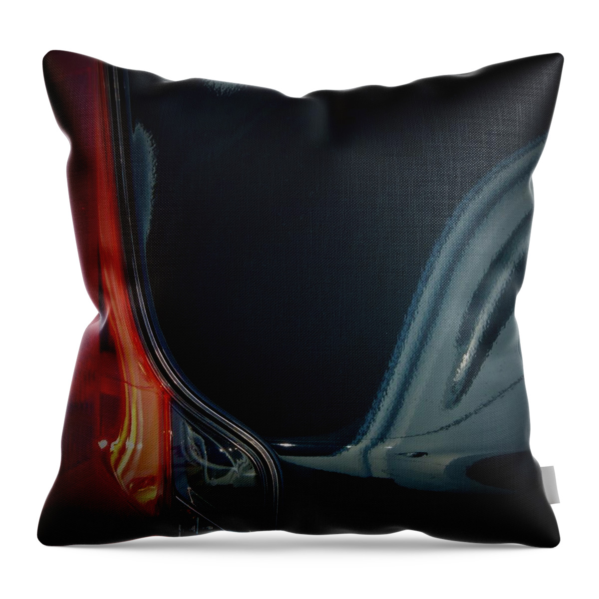 Abstract Photograph Throw Pillow featuring the photograph Fire and Ice by Bill Tomsa