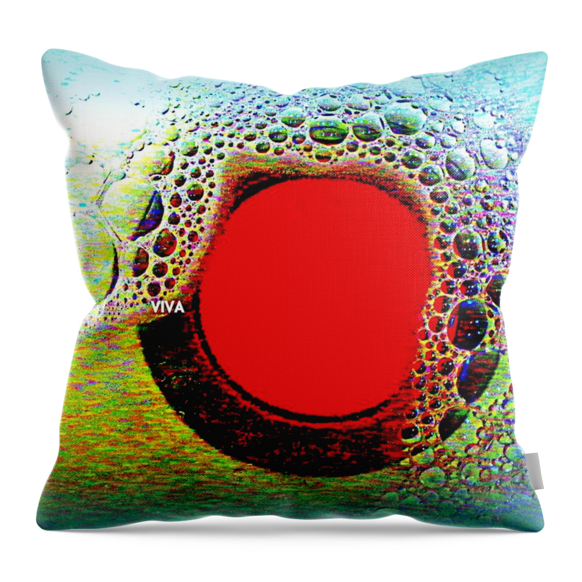 Kitchen Throw Pillow featuring the photograph Fire Burn and Cauldron Bubble by VIVA Anderson