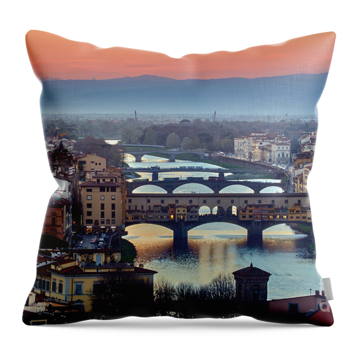 Firenze Throw Pillow featuring the photograph Firenze 06 by Bernardo Galmarini