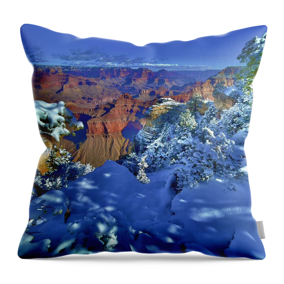 Landscape Throw Pillow featuring the photograph First Wonder by Kevyn Bashore