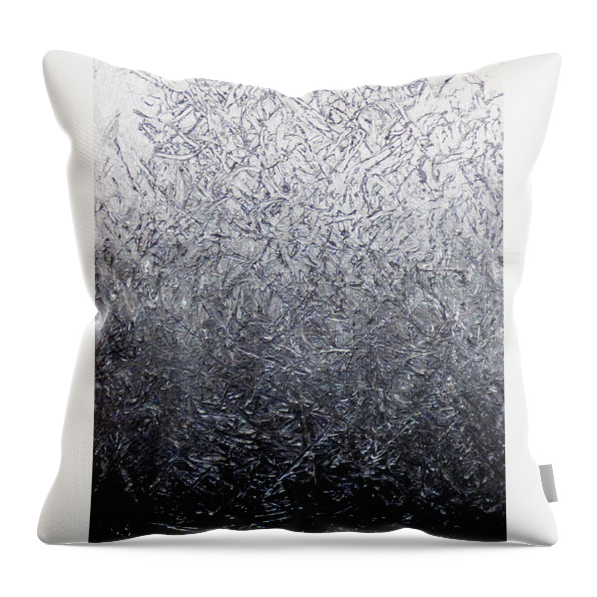 Abstract Throw Pillow featuring the painting Floating Above by Deborah Ann Good