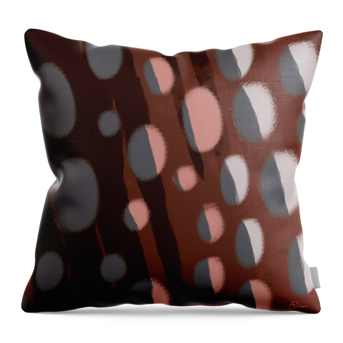  Throw Pillow featuring the digital art Floating by Alan Bodner