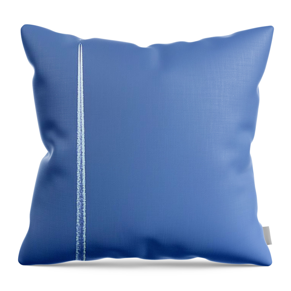 Sky Throw Pillow featuring the photograph Fly The Blue Skies by Louise Mingua
