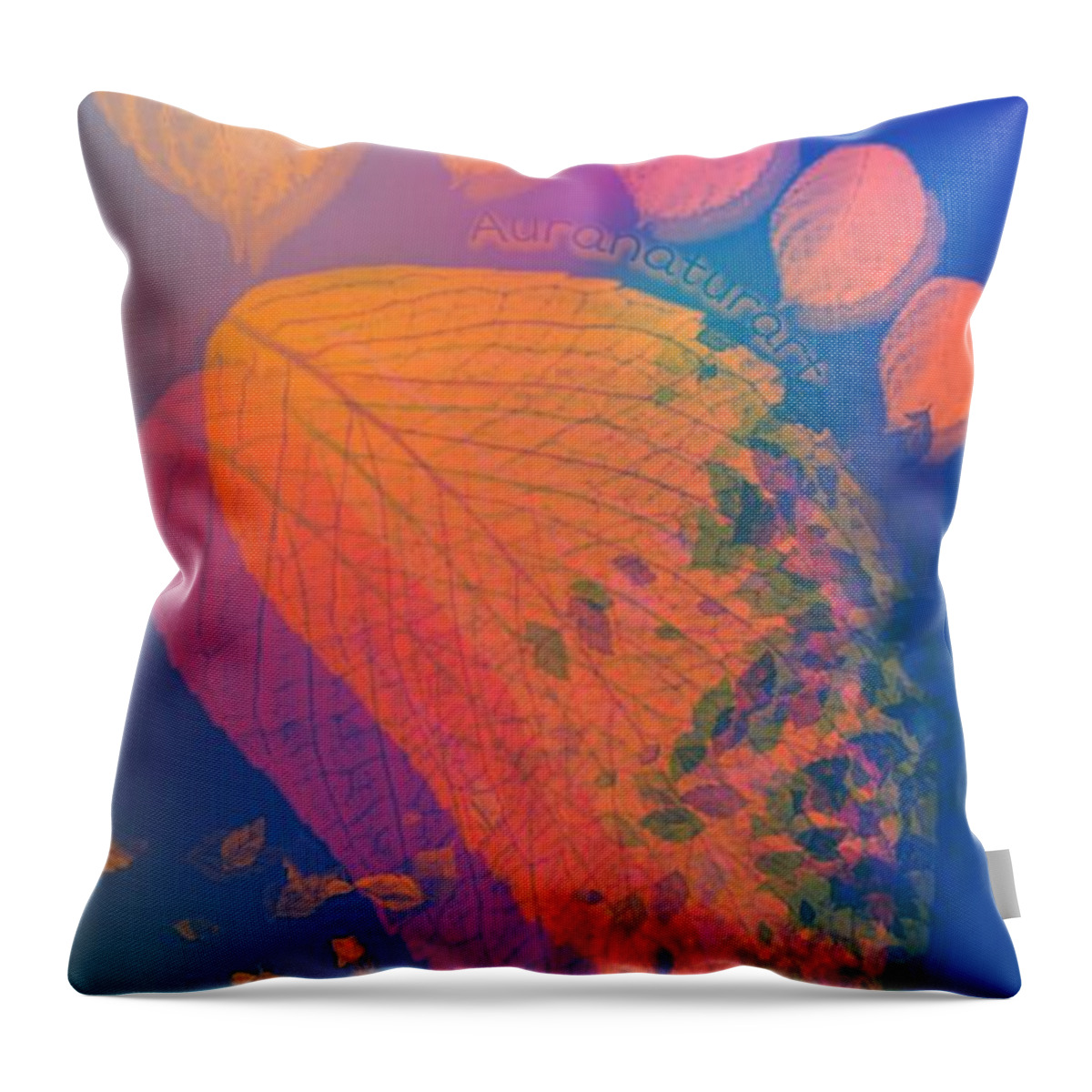 Footprints Throw Pillow featuring the photograph FOOTPRINTS Happy Colors by Auranatura Art