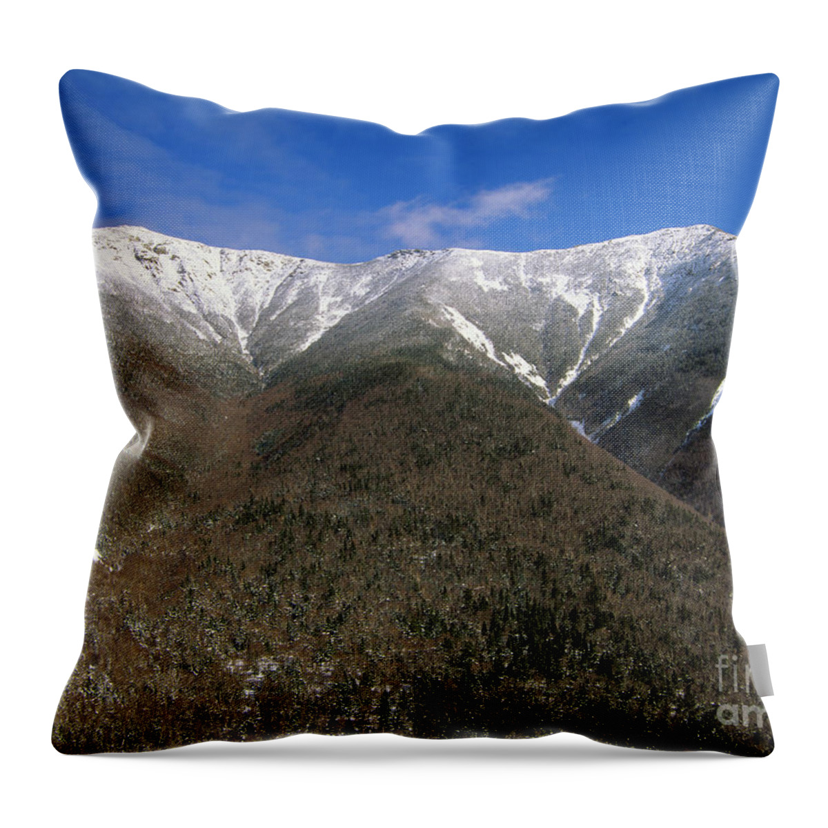 Appalachian Trail Throw Pillow featuring the photograph Franconia Ridge - White Mountains New Hampshire by Erin Paul Donovan