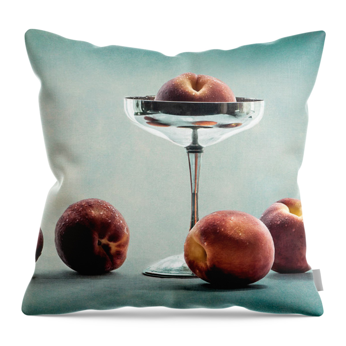 Still Life Throw Pillow featuring the photograph Fresh and Delicious by Maggie Terlecki