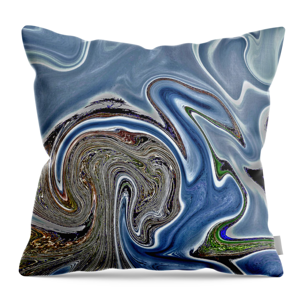 Fantasy Throw Pillow featuring the photograph Frolic by Nick David