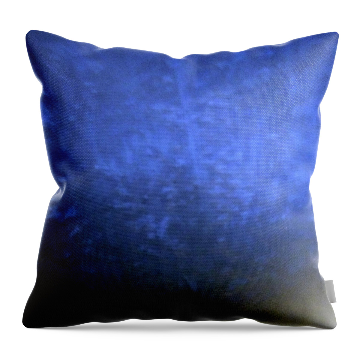 Winter Throw Pillow featuring the photograph Frosted glass by Lois Tomaszewski