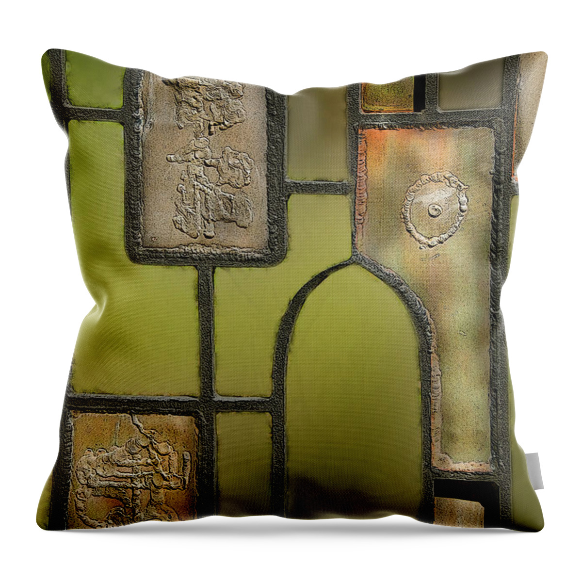 Fine Art Throw Pillow featuring the photograph Gated Inspiration by Melissa Southern
