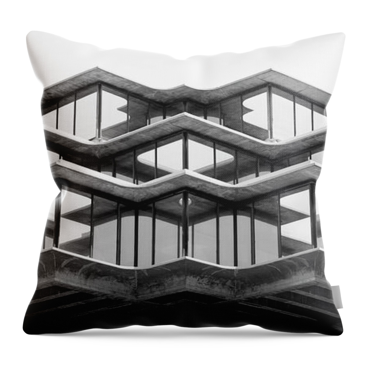 San Diego Throw Pillow featuring the photograph Geisel Library by William Dunigan