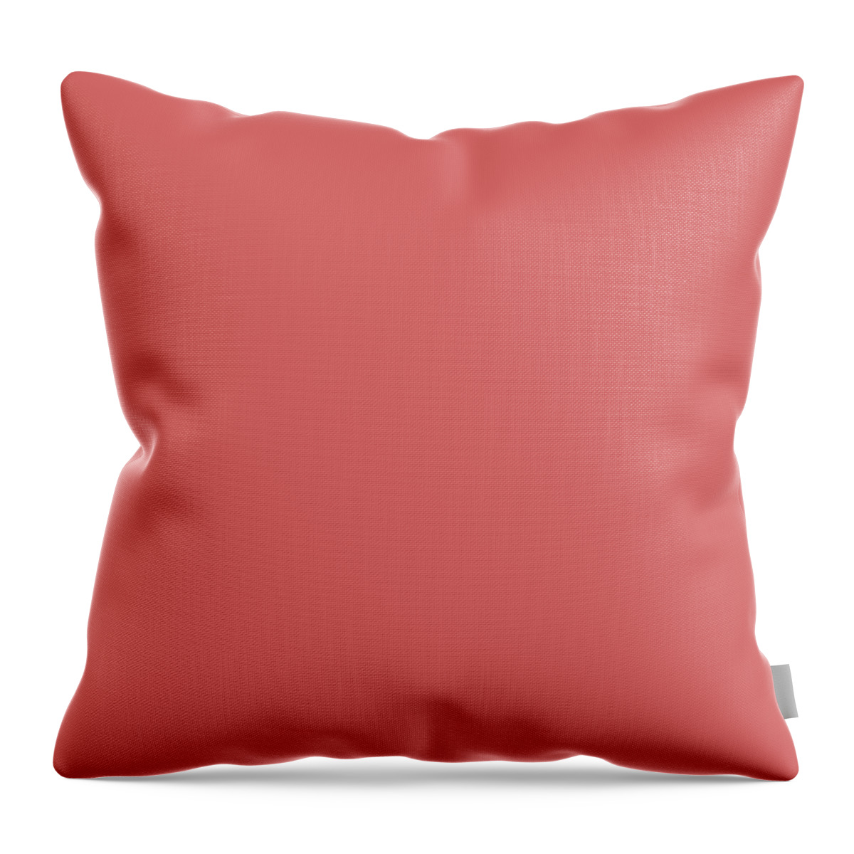 Geranium Red Throw Pillow featuring the digital art Geranium Red by TintoDesigns