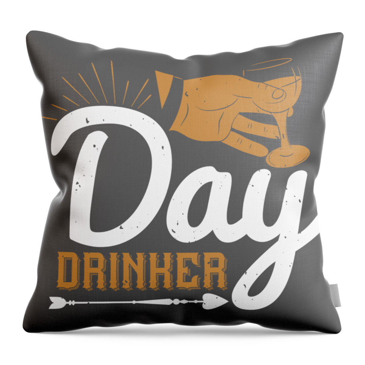 Girls Throw Pillow featuring the digital art Girls Trip Gift Day Drinker Funny Women by Jeff Creation